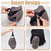 8Pcs 4 Colors Alloy Hat Clips AJEW-FG0004-44-4
