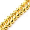 Electroplated Non-magnetic Synthetic Hematite Beads Strands G-G849-02G-1