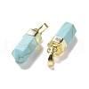 Synthetic Turquoise Pendants G-G737-08J-G-3