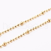 Brass Ball Chain Necklaces NJEW-JN03373-2