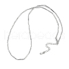 Rack Plating Brass Bar Link Chain Necklaces for Women NJEW-K382-01P-1