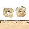 304 Stainless Steel Plastic Imitation Pearl Stud Earrings EJEW-D308-07G-3