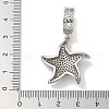 Rack Plating Brass Micro Pave Cubic Zirconia Pendants KK-L224-016P-3