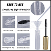 Gorgecraft 10Pcs DIY Plastic Empty Eyelash Bottle with 4Pcs 2ml Disposable Plastic Dropper with 2Pcs Mini Transparent Plastic Funnel Hopper MRMJ-GF0001-53B-5