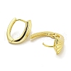 Brass Hoop Earrings EJEW-L211-011B-G-2