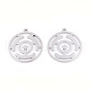 304 Stainless Steel Pendants STAS-N108-40P-1