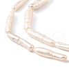 Natural Baroque Keshi Pearl Beads Strands PEAR-B004-05A-01A-4