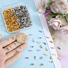 SOFPLATE 600Pcs 2 Colors Brass Snap on Bails KK-SP0002-24-3