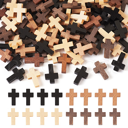 Kissitty Wooden Pendants WOOD-KS0001-09-1