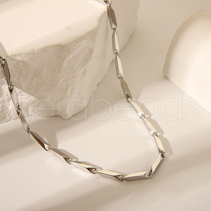 Stylish Stainless Steel Handmade Link Chain Necklaces for Unisex TO1723-2-1