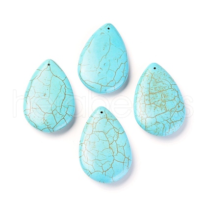 Synthetic Turquoise Big Pendants TURQ-L031-022-1