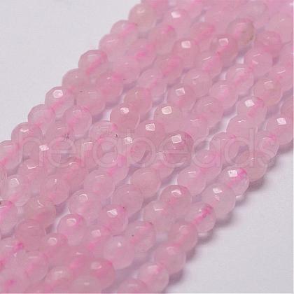 Natural Rose Quartz Beads Strands G-D840-20-4mm-1