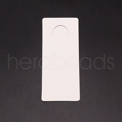 Blank Paper Keyring Display Card DIY-WH0315-02-1