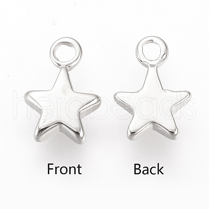 Brass Charms X-KK-R037-242P-1