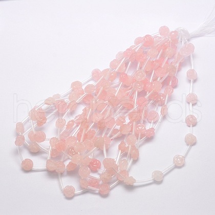 Natural Rose Quartz Beads X-G-O156-C-16-1