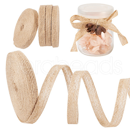 10M Braided Burlap Ribbon OCOR-TAC0015-13A-1