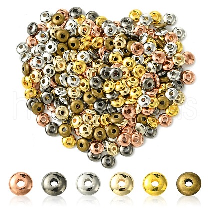 300Pcs 6 Styles CCB Plastic Beads FIND-YW0004-93B-1