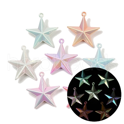 Opaque Acrylic Pendants OACR-B031-25-1