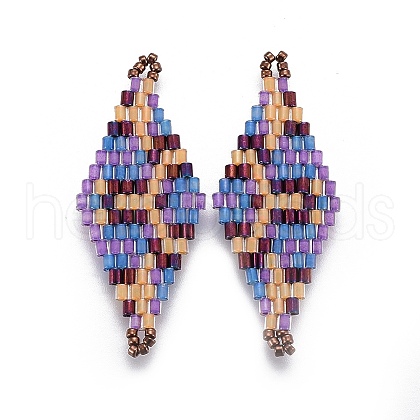 MIYUKI & TOHO Handmade Japanese Seed Beads Links SEED-E004-M19-1