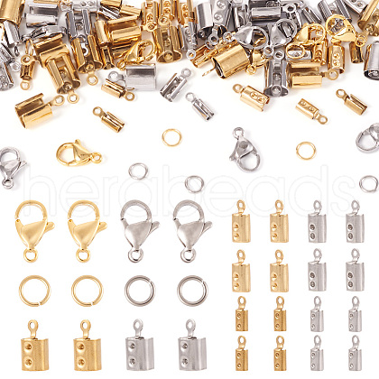 304 Stainless Steel Folding Crimp Ends STAS-TA0001-35-1