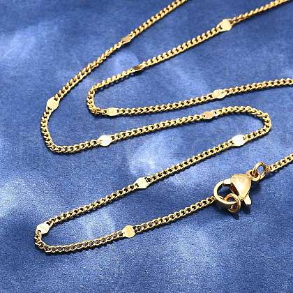 Brass Chain Necklaces MAK-L009-11G-1