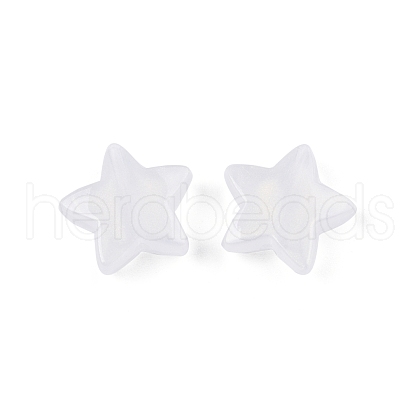 Opaque Acrylic with Glitter Powder Beads SACR-G024-15-1