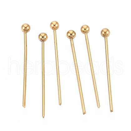 304 Stainless Steel Head Pins STAS-T065-18mm-20G-1