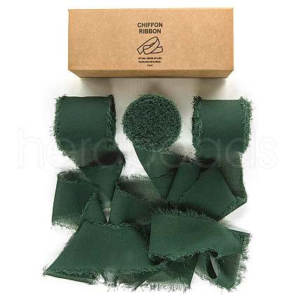 Polyester Chiffon Ribbon X-HULI-PW0002-054A-1