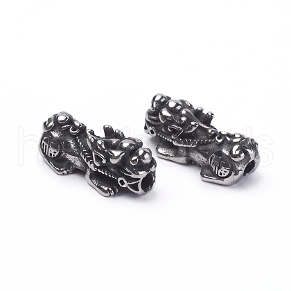 304 Stainless Steel Beads STAS-G220-02AS-1