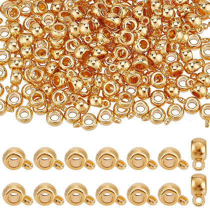 SUNNYCLUE 200Pcs Alloy Tube Bails FIND-SC0009-23G-1