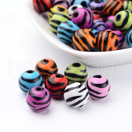 Opaque Acrylic Beads SACR-C020-53-1