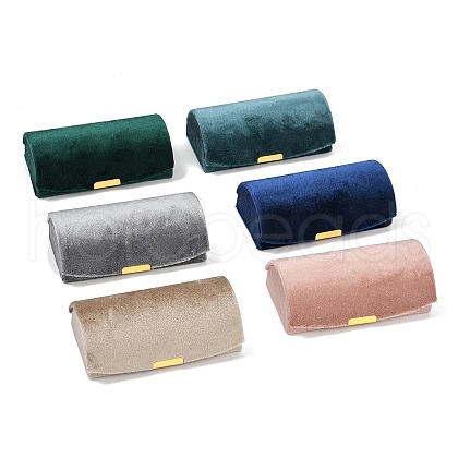 Arch Shaped Velvet Jewelry Set Storage Boxes CON-Z009-03-1