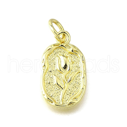 Brass Pendants KK-V007-14G-1