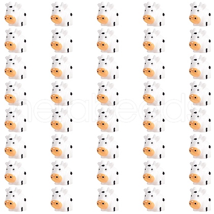 40Pcs Resin Mini Cow Home Display Decoration JX874A-1