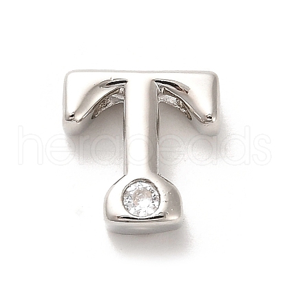 Rack Plating Brass Cubic Zirconia Beads KK-L210-008P-T-1