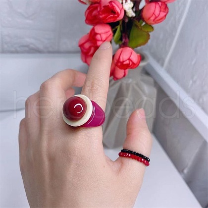 Resin Finger Rings for Women FS-WGF0A17-03-1