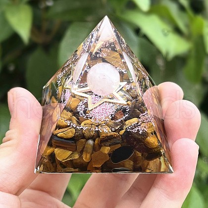Orgonite Pyramid Resin Energy Generators PW-WGBF7CD-01-1
