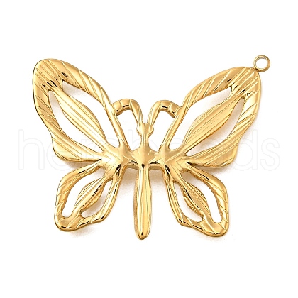 304 Stainless Steel Pendants STAS-R159-04G-1