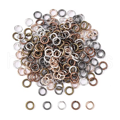 Open Jump Rings Brass Jump Rings JRC6MM-M-1