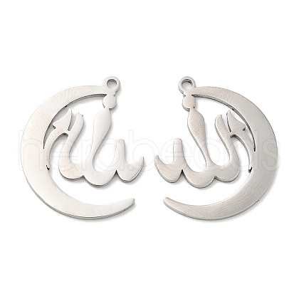 Non-Tarnish 304 Stainless Steel Pendants STAS-Z041-35P-1