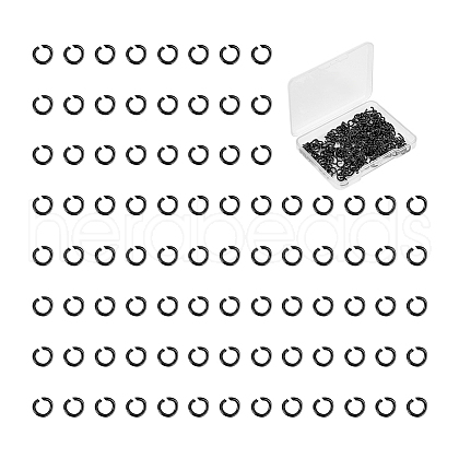 Unicraftale 200Pcs 304 Stainless Steel Open Jump Rings STAS-UN0058-44B-1