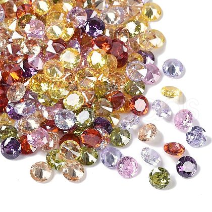 Cubic Zirconia Cabochons ZIRC-M002-4mm-1