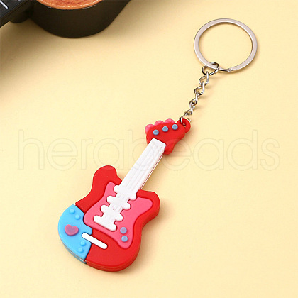 Guitar PVC Bag Keychain PW-WGAD27A-03-1