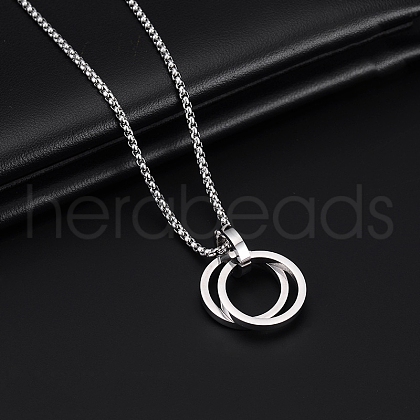 Alloy Pendant 201 Stainless Steel Chain Necklaces for Men FS-WG1D596-10-1
