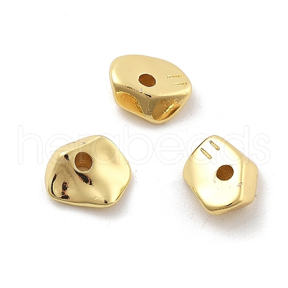 Rack Plating Nuggets Brass Beads KK-M309-43G-01-1