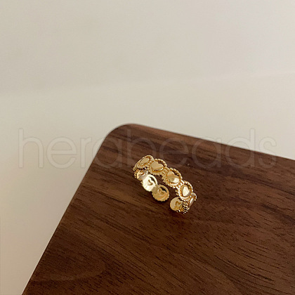 Brass Adjustable Cuff Rings FS-WG10586-12-1