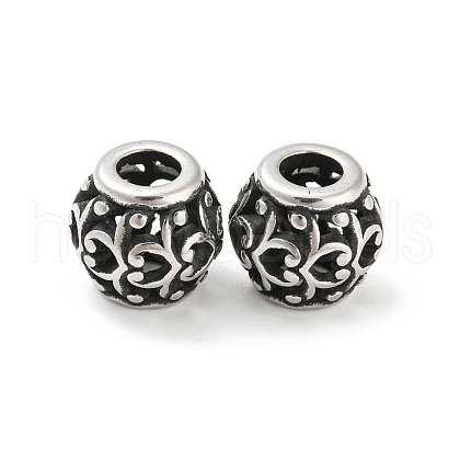 316 Surgical Stainless Steel  Beads STAS-Q304-10AS-1