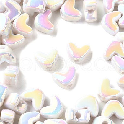 UV Plating Opaque Acrylic Beads MACR-F083-12G-1