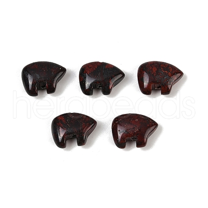 Natural Brecciated Jasper Beads G-F795-H04-1