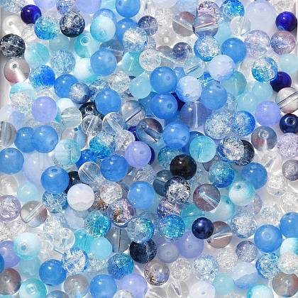 Mixed Style Glass Beads GLAA-XCP0012-02D-1